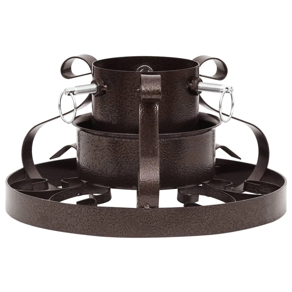 VidaXL Support De Sapin De Noël Cuivre Antique 29x29x15,5 Cm 2 VidaXL Support De Sapin De Noël Cuivre Antique 29x29x15,5 Cm – Image 2