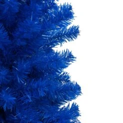 VidaXL Arbre De Noël Artificiel Avec LED Et Boules Bleu 210 Cm PVC 9 VidaXL Arbre De Noël Artificiel Avec LED Et Boules Bleu 210 Cm PVC -Homcom Boutique 8720286495094 4