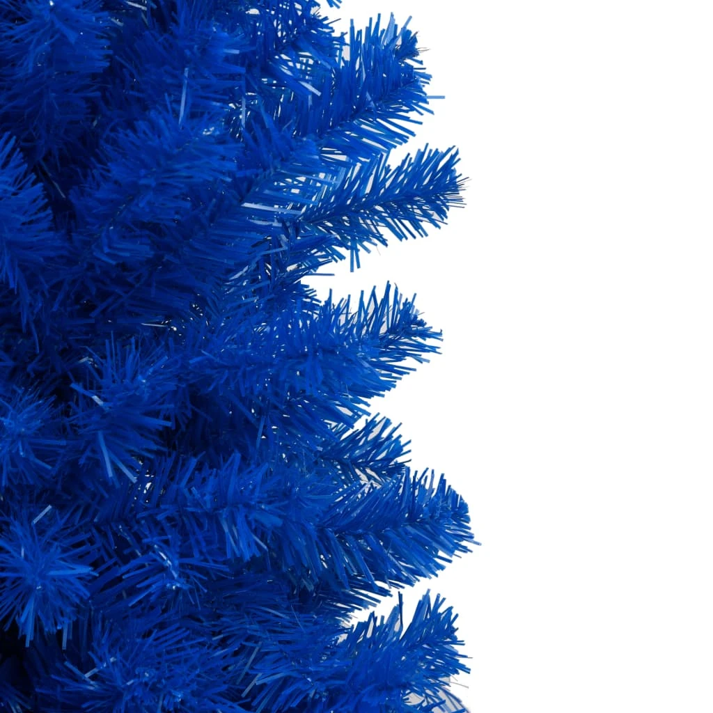 VidaXL Arbre De Noël Artificiel Avec LED Et Boules Bleu 210 Cm PVC 3 VidaXL Arbre De Noël Artificiel Avec LED Et Boules Bleu 210 Cm PVC – Image 3