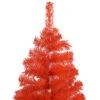 VidaXL Arbre De Noël Artificiel Avec LED Et Boules Rouge 150 Cm PVC