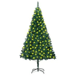 VidaXL Arbre De Noël Artificiel Avec LED Branches épaisses Vert 210 Cm 8 VidaXL Arbre De Noël Artificiel Avec LED Branches épaisses Vert 210 Cm -Homcom Boutique 8720286495384 1