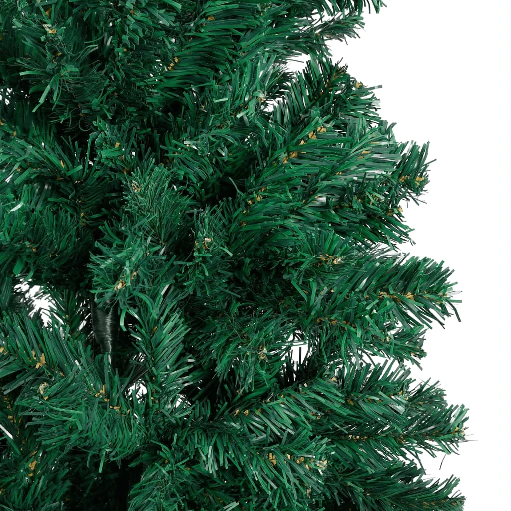 VidaXL Arbre De Noël Artificiel Avec LED Branches épaisses Vert 210 Cm 3 VidaXL Arbre De Noël Artificiel Avec LED Branches épaisses Vert 210 Cm – Image 3