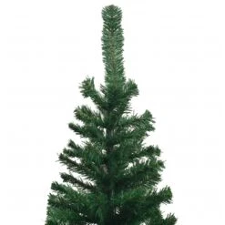 VidaXL Arbre De Noël Artificiel Avec LED Et Boules L 240 Cm Vert
