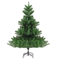 VidaXL Sapin De Noël Artificiel Nordmann Avec LED Et Boules Vert 210cm