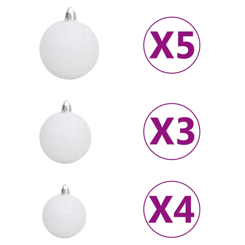 VidaXL Arbre De Noël Artificiel Avec LED Et Boules Vert 120 Cm 5 VidaXL Arbre De Noël Artificiel Avec LED Et Boules Vert 120 Cm – Image 5