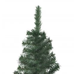 VidaXL Arbre De Noël Artificiel D'angle LED Et Boules Vert 180 Cm PVC -Homcom Boutique 8720286500514 3