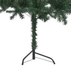 VidaXL Arbre De Noël Artificiel D'angle LED Et Boules Vert 180 Cm PVC -Homcom Boutique 8720286500514 4