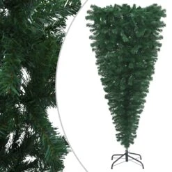 VidaXL Arbre De Noël Artificiel Renversé Avec LED Et Boules 240 Cm