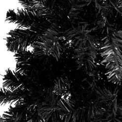 VidaXL Arbre De Noël Mince Avec LED Et Boules Noir 120 Cm 10 VidaXL Arbre De Noël Mince Avec LED Et Boules Noir 120 Cm -Homcom Boutique 8720286501207 4 1