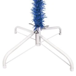 VidaXL Arbre De Noël Mince Avec LED Et Boules Bleu 240 Cm 11 VidaXL Arbre De Noël Mince Avec LED Et Boules Bleu 240 Cm -Homcom Boutique 8720286501252 5