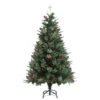 VidaXL Sapin De Noël Avec Pommes De Pin Vert 150 Cm PVC Et PE