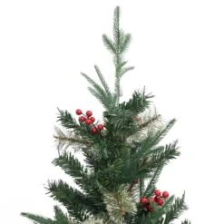 VidaXL Sapin De Noël Avec Pommes De Pin Vert 150 Cm PVC Et PE -Homcom Boutique 8720286767030 3 1