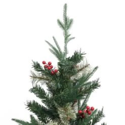 VidaXL Sapin De Noël Avec Pommes De Pin Vert 195 Cm PVC Et PE -Homcom Boutique 8720286767047 3