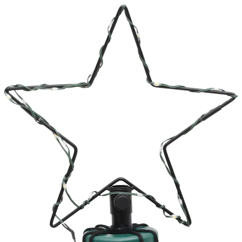 VidaXL Sapin De Noël Avec Piquet Blanc Froid 200 LED 180 Cm 5 VidaXL Sapin De Noël Avec Piquet Blanc Froid 200 LED 180 Cm – Image 5