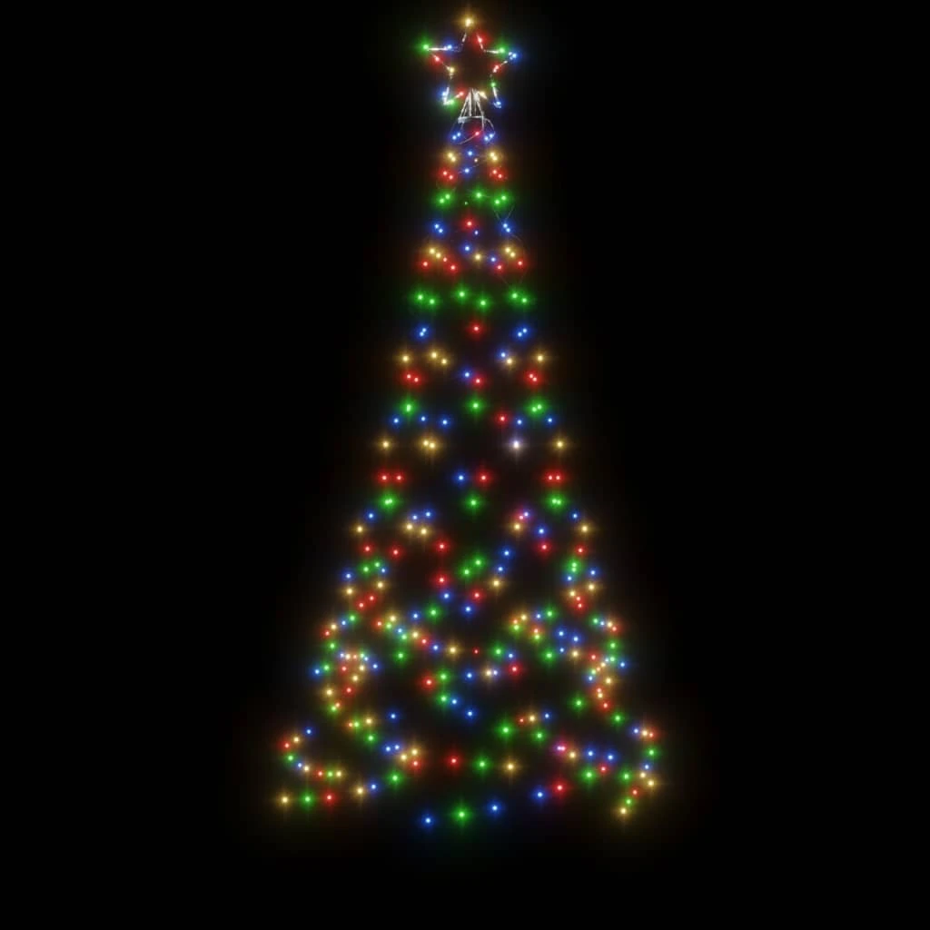 VidaXL Sapin De Noël Avec Piquet Coloré 200 LED 180 Cm 3 VidaXL Sapin De Noël Avec Piquet Coloré 200 LED 180 Cm – Image 3
