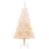 VidaXL Sapin De Noël Artificiel Pointes Iridescentes Blanc 180 Cm PVC