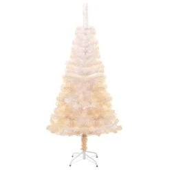 VidaXL Sapin De Noël Artificiel Pointes Iridescentes Blanc 180 Cm PVC
