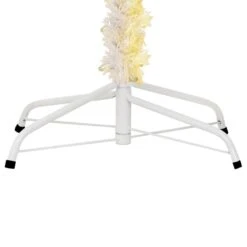 VidaXL Sapin De Noël Artificiel Pointes Iridescentes Blanc 240 Cm PVC -Homcom Boutique 8720287021070 4