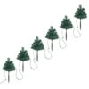 VidaXL Arbres D'allée De Noël 6 Pcs Avec LED Multicolores 45 Cm PVC