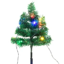 VidaXL Arbres D'allée De Noël 6 Pcs Avec LED Multicolores 45 Cm PVC -Homcom Boutique 8720287021292 4