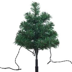 VidaXL Arbres D'allée De Noël 6 Pcs Avec LED Multicolores 45 Cm PVC -Homcom Boutique 8720287021292 5