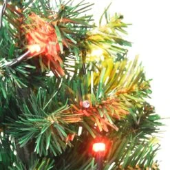 VidaXL Arbres D'allée De Noël 6 Pcs Avec LED Multicolores 45 Cm PVC -Homcom Boutique 8720287021292 6