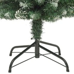 VidaXL Sapin De Noël Artificiel Mince Avec Support 180 Cm PVC -Homcom Boutique 8720287068310 5