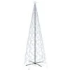 VidaXL Arbre De Noël Cône 1400 LED Blanc Froid 160x500 Cm