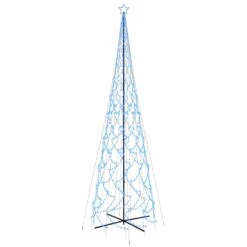 VidaXL Arbre De Noël Cône 3000 LED Bleues 230x800 Cm