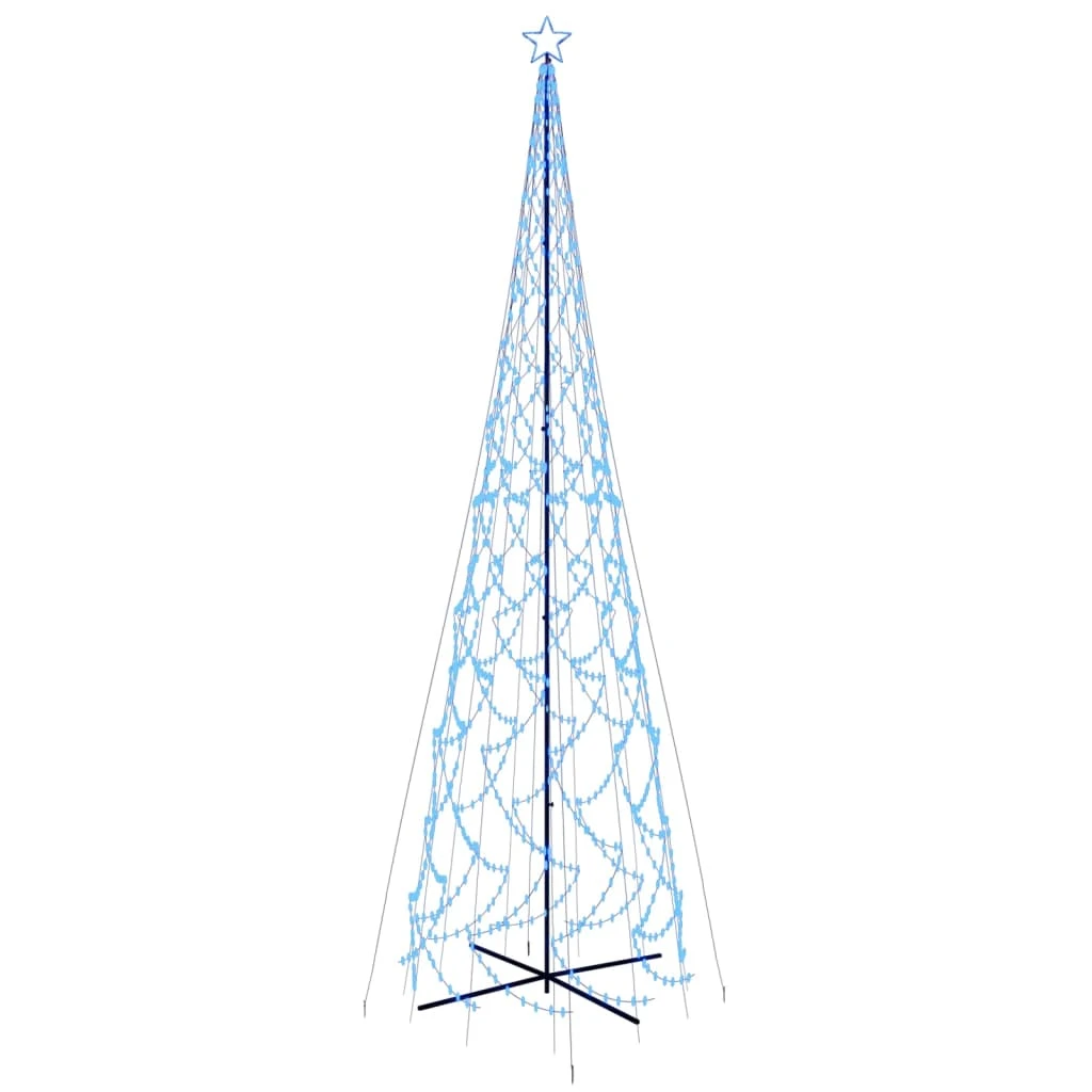 VidaXL Arbre De Noël Cône 3000 LED Bleues 230x800 Cm 1 VidaXL Arbre De Noël Cône 3000 LED Bleues 230x800 Cm