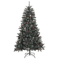 VidaXL Sapin De Noël Artificiel Avec Support Vert 150 Cm PVC