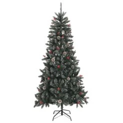 VidaXL Sapin De Noël Artificiel Avec Support Vert 240 Cm PVC