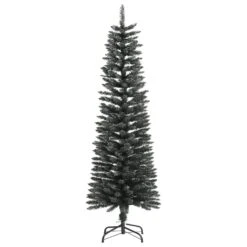 VidaXL Sapin De Noël Artificiel Mince Avec Support Vert 180 Cm PVC