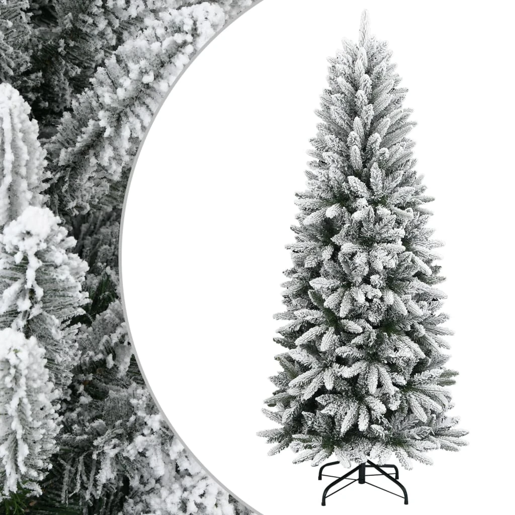 VidaXL Sapin De Noël Artificiel Avec Neige Floquée 150 Cm PVC Et PE 2 VidaXL Sapin De Noël Artificiel Avec Neige Floquée 150 Cm PVC Et PE – Image 2
